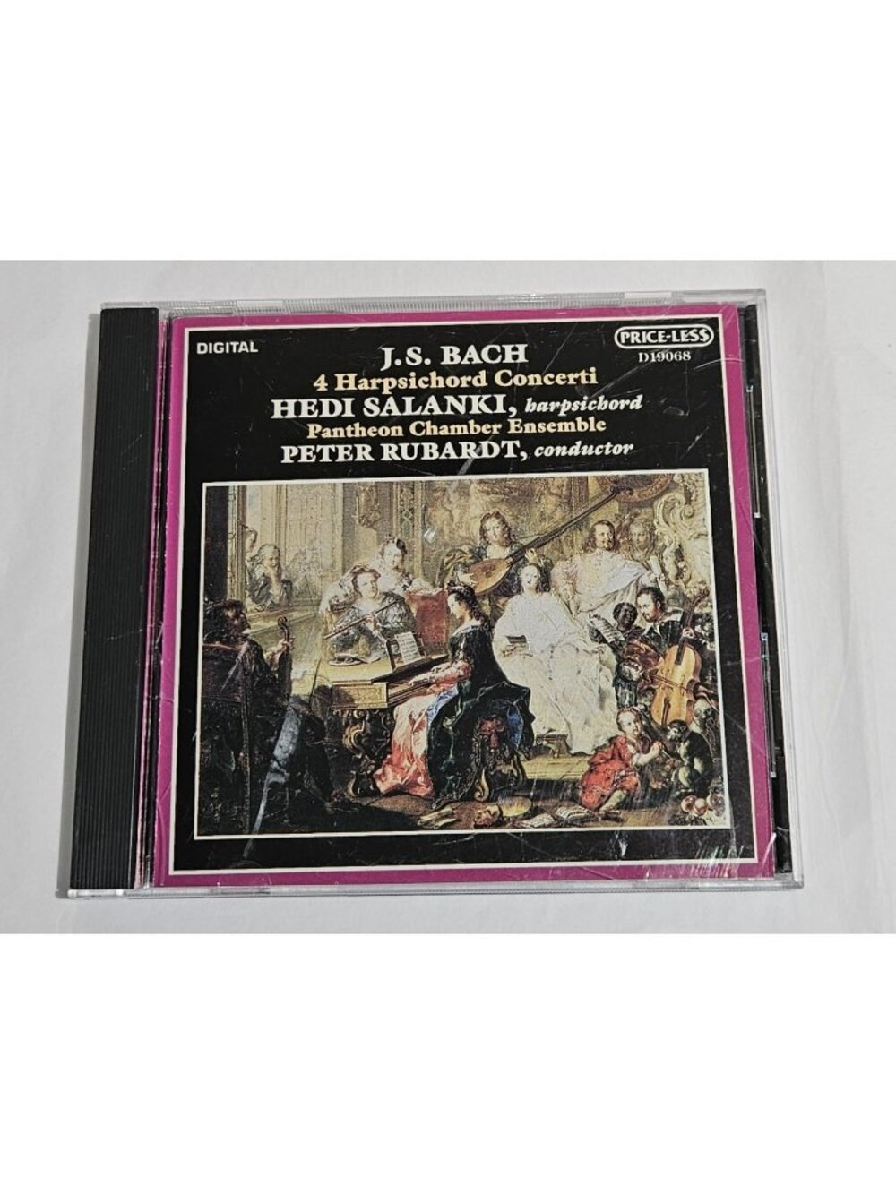 Hedi Salanki J S Bach 4 Harpsichord Concerti CD